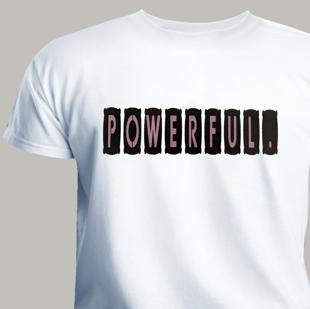 Urban Well Bred ™ Powerful. T-shirt